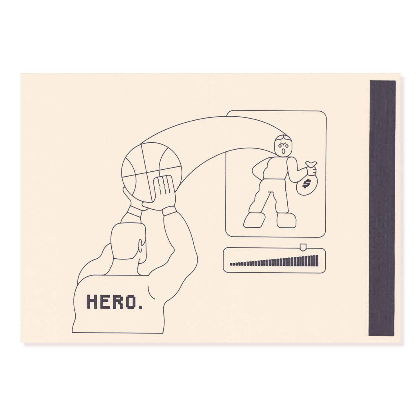 'AMERICAN STYLE HERO' Drawing