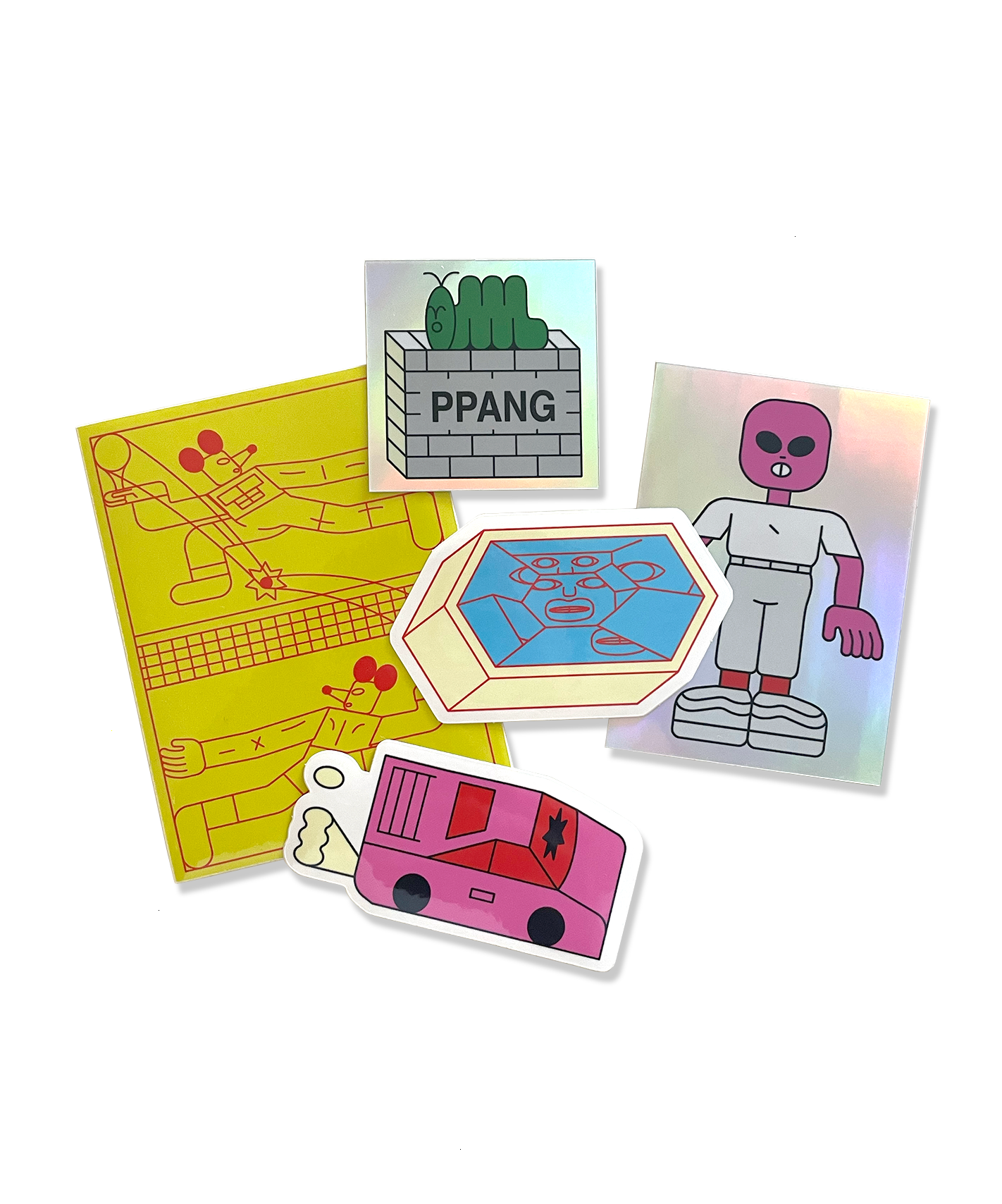 PPANG Sticker Pack 001 - Paul Rhodes